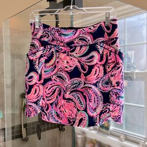 Lily Pulitzer knit paisley skort
